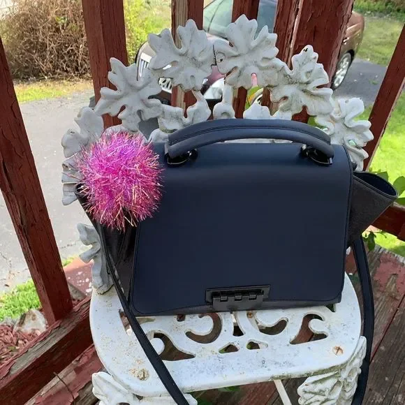 (1) Holographic Tinsel Pom Pom Purse Accessory - Picture 5 of 8